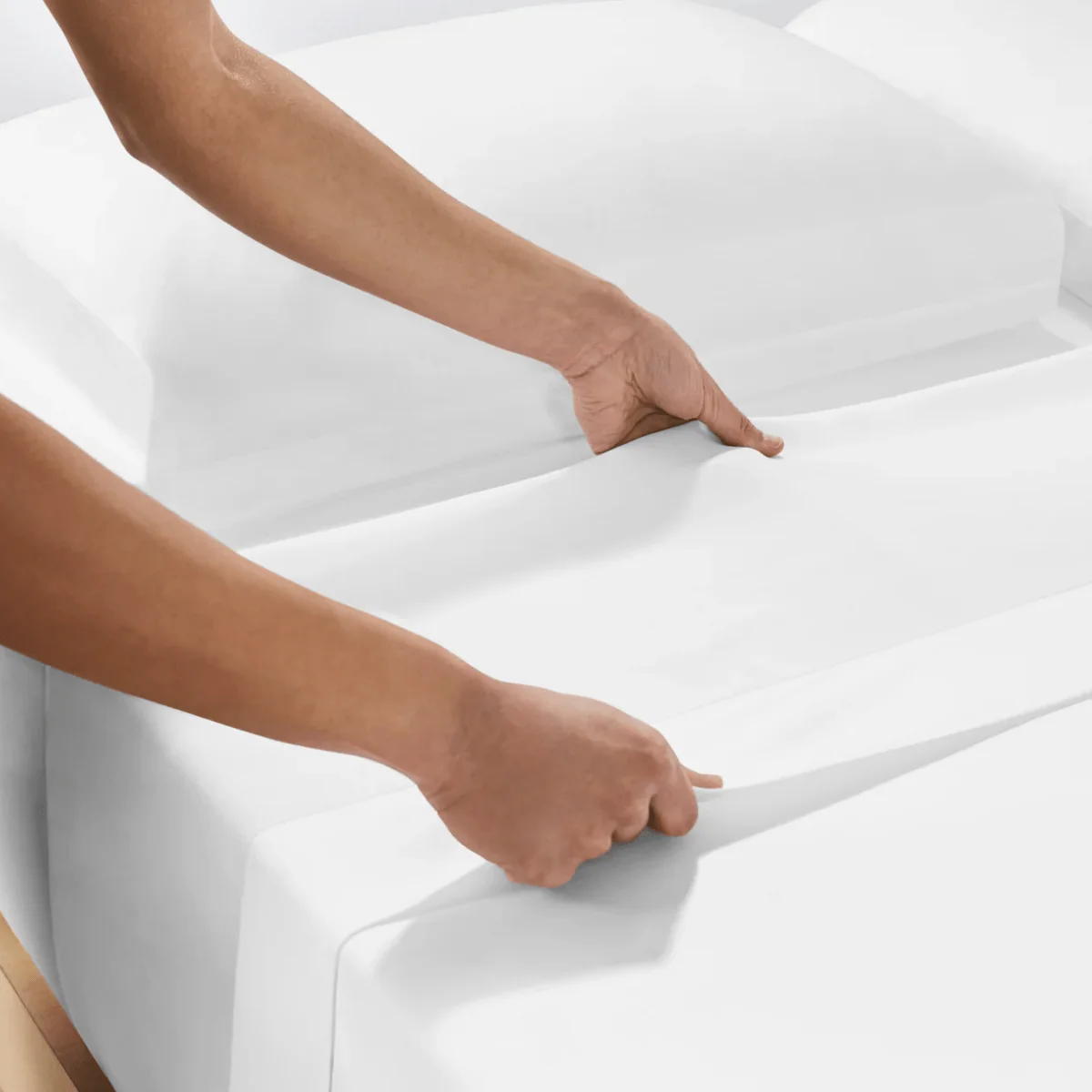 Drap de flanelle Premium Blanc - Image 2