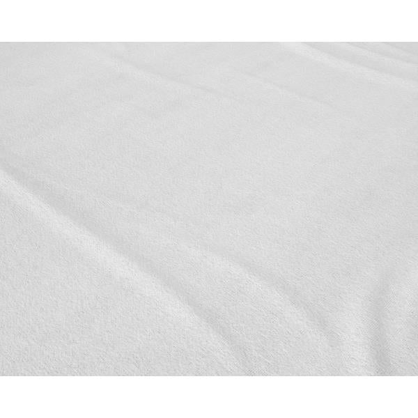 Drap-housse Basic Flanelle Blanc - Image 2