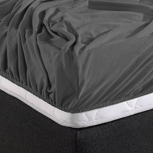 Drap-housse Double Jersey Anthracite - Image 3