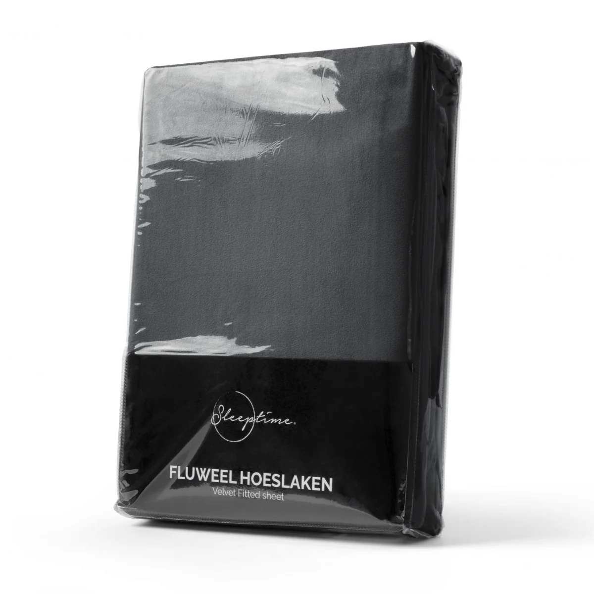 Drap-housse en Velours Anthracite - Image 3