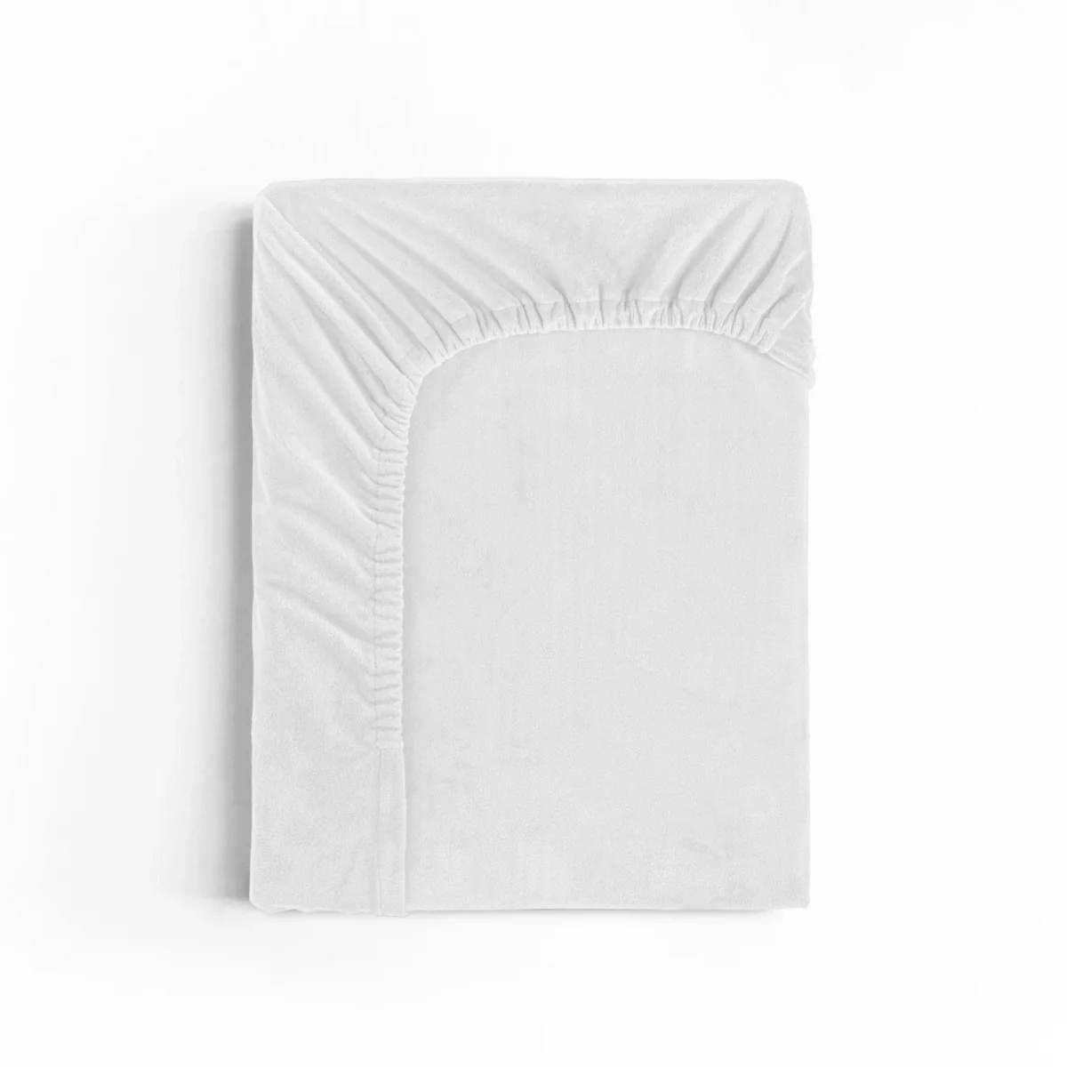 Drap-housse en Velours Blanc - Image 10