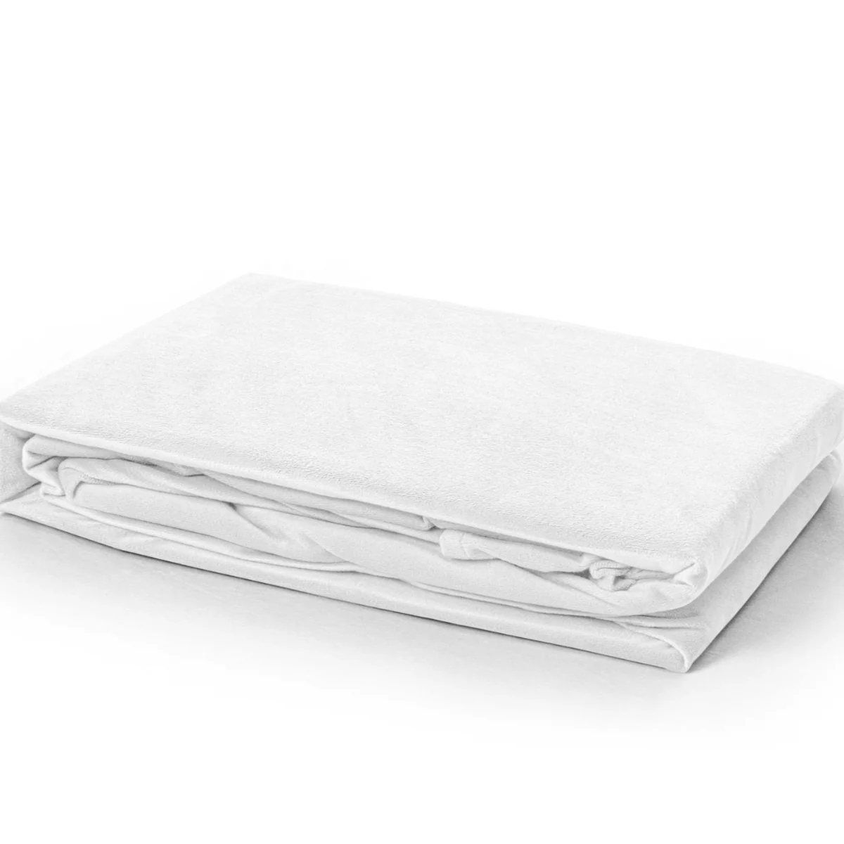 Drap-housse en Velours Blanc - Image 9