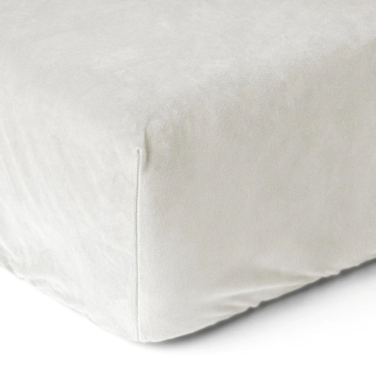 Drap-housse en Velours Crème - Image 10