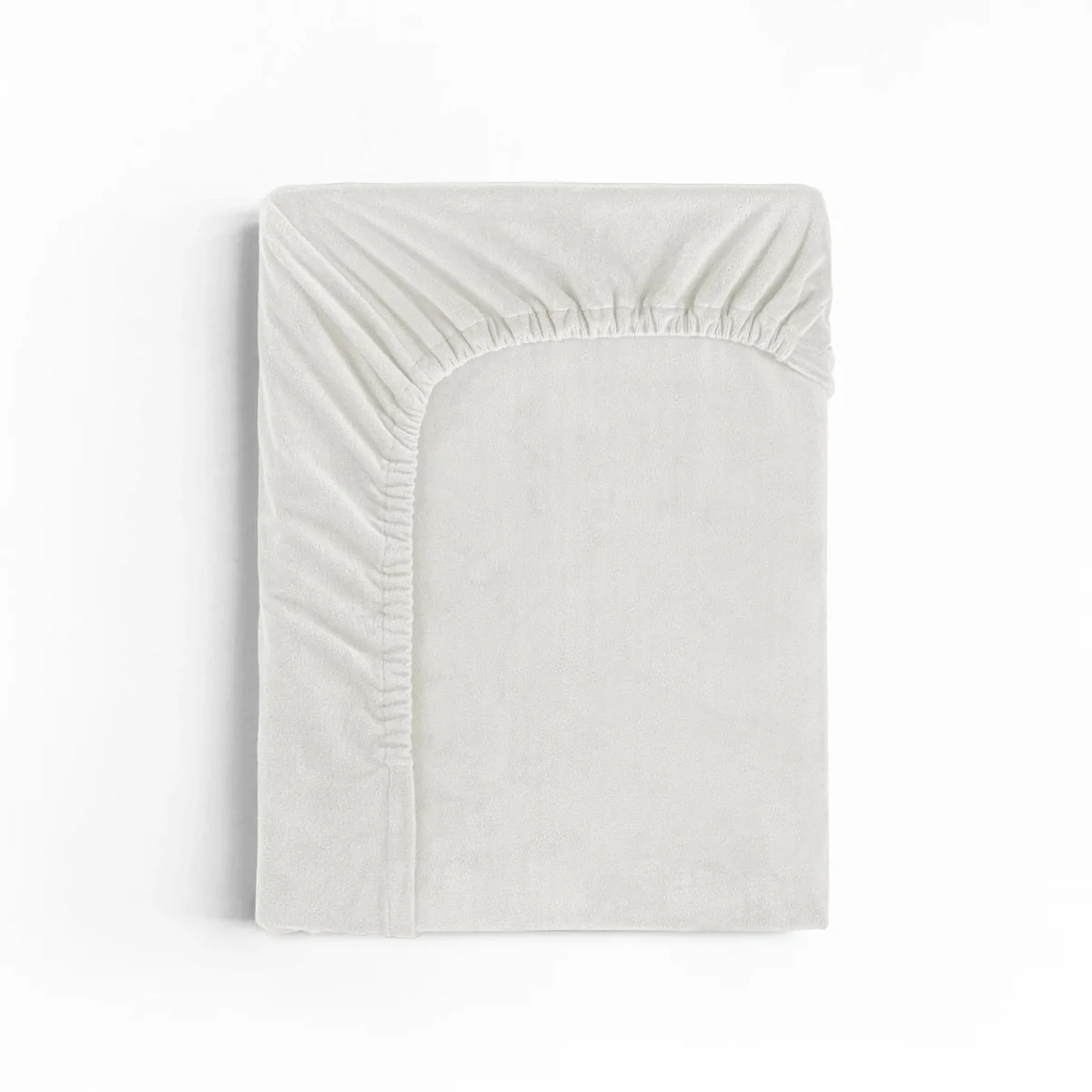 Drap-housse en Velours Crème - Image 9