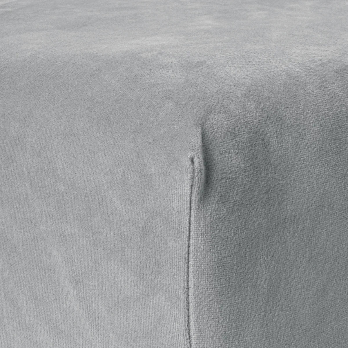 Drap-housse en Velours Gris - Image 5