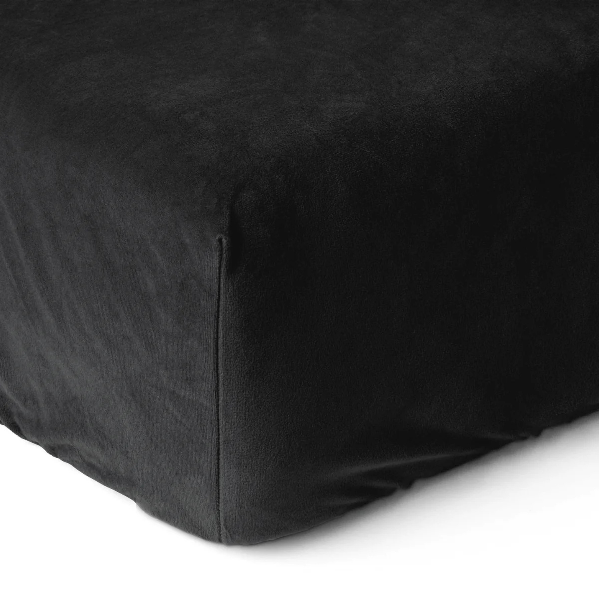 Drap-housse en Velours Noir - Image 4