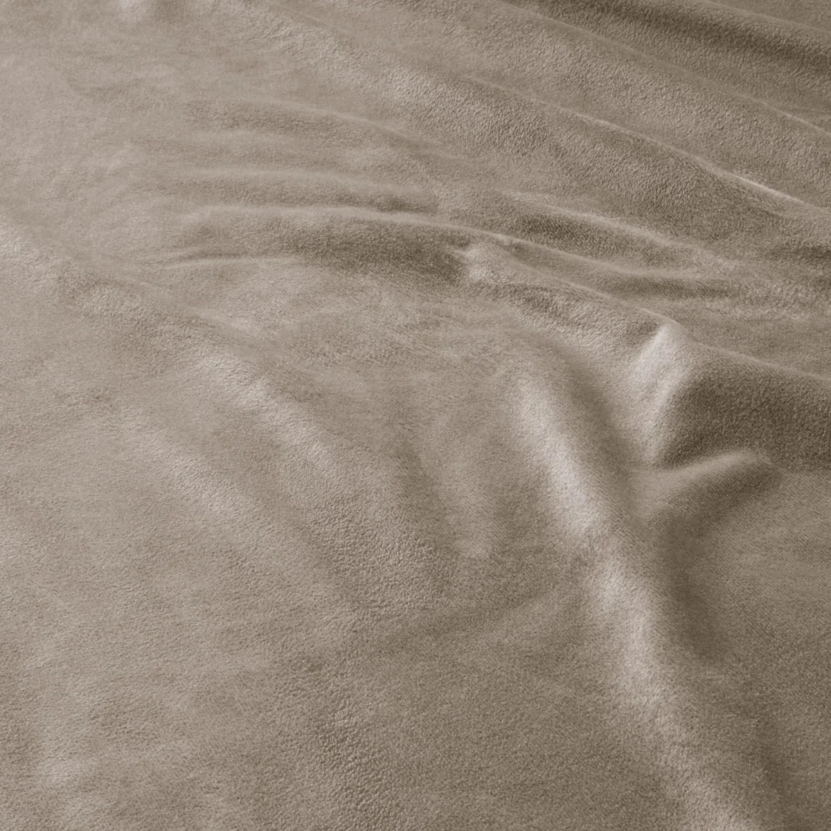 Drap-housse en Velours Taupe - Image 5