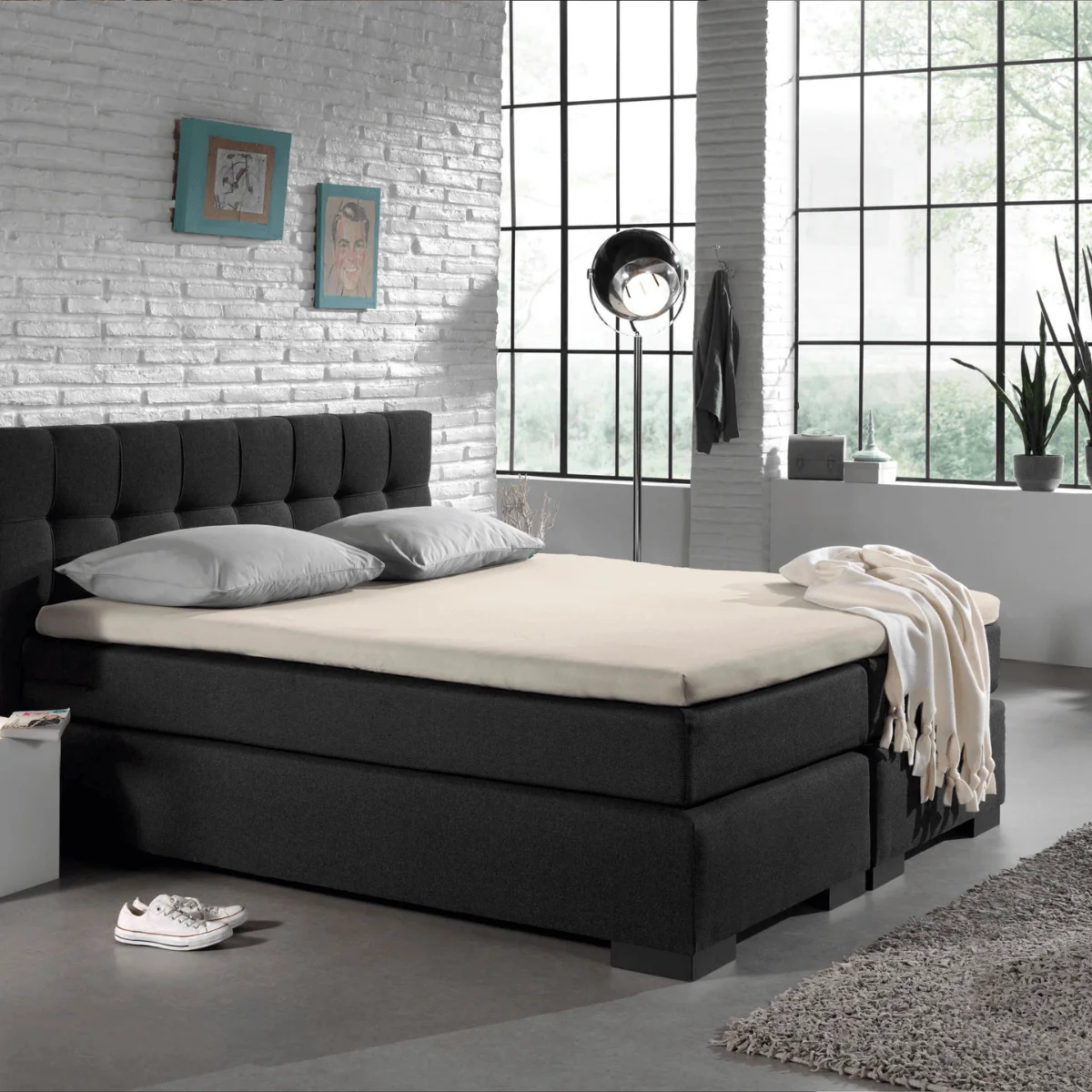 Drap-housse Jersey Topper Crème