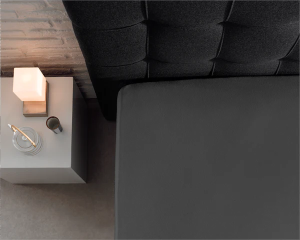Drap-housse Simple Jersey Anthracite - Image 3