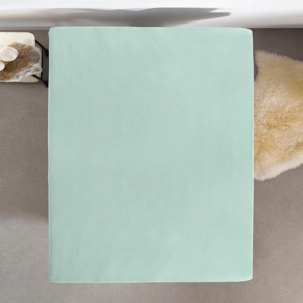 Drap-housse Simple Jersey Bleu Pastel - Image 3