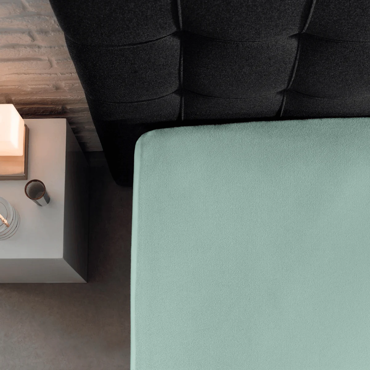 Drap-housse Simple Jersey Bleu Pastel - Image 4