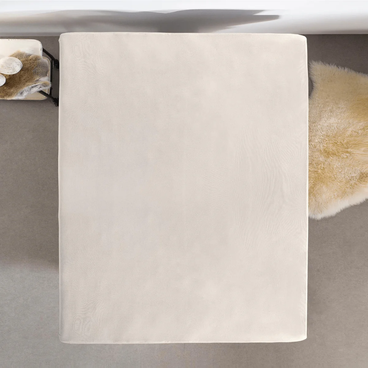Drap-housse Simple Jersey Crème - Image 4