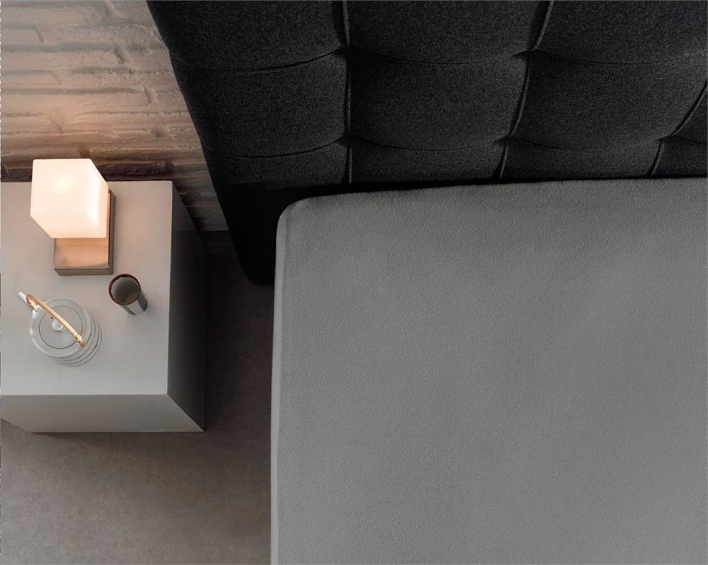 Drap-housse Simple Jersey Gris - Image 4