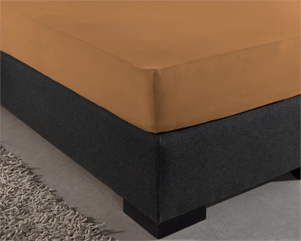 Drap-housse Simple Jersey Taupe - Image 2