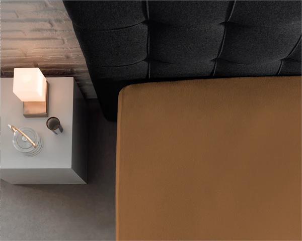 Drap-housse Simple Jersey Taupe - Image 3