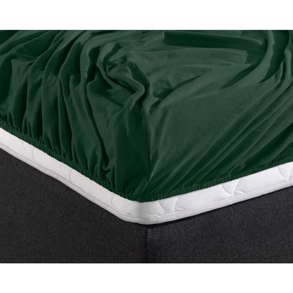 Drap-housse Simple Jersey Vert Botanique - Image 5