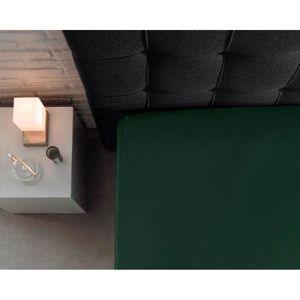 Drap-housse Simple Jersey Vert Botanique - Image 6