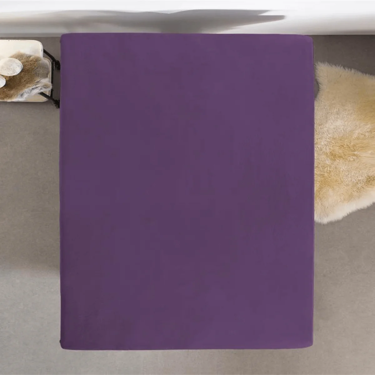 Drap-housse Simple Jersey Violet - Image 4