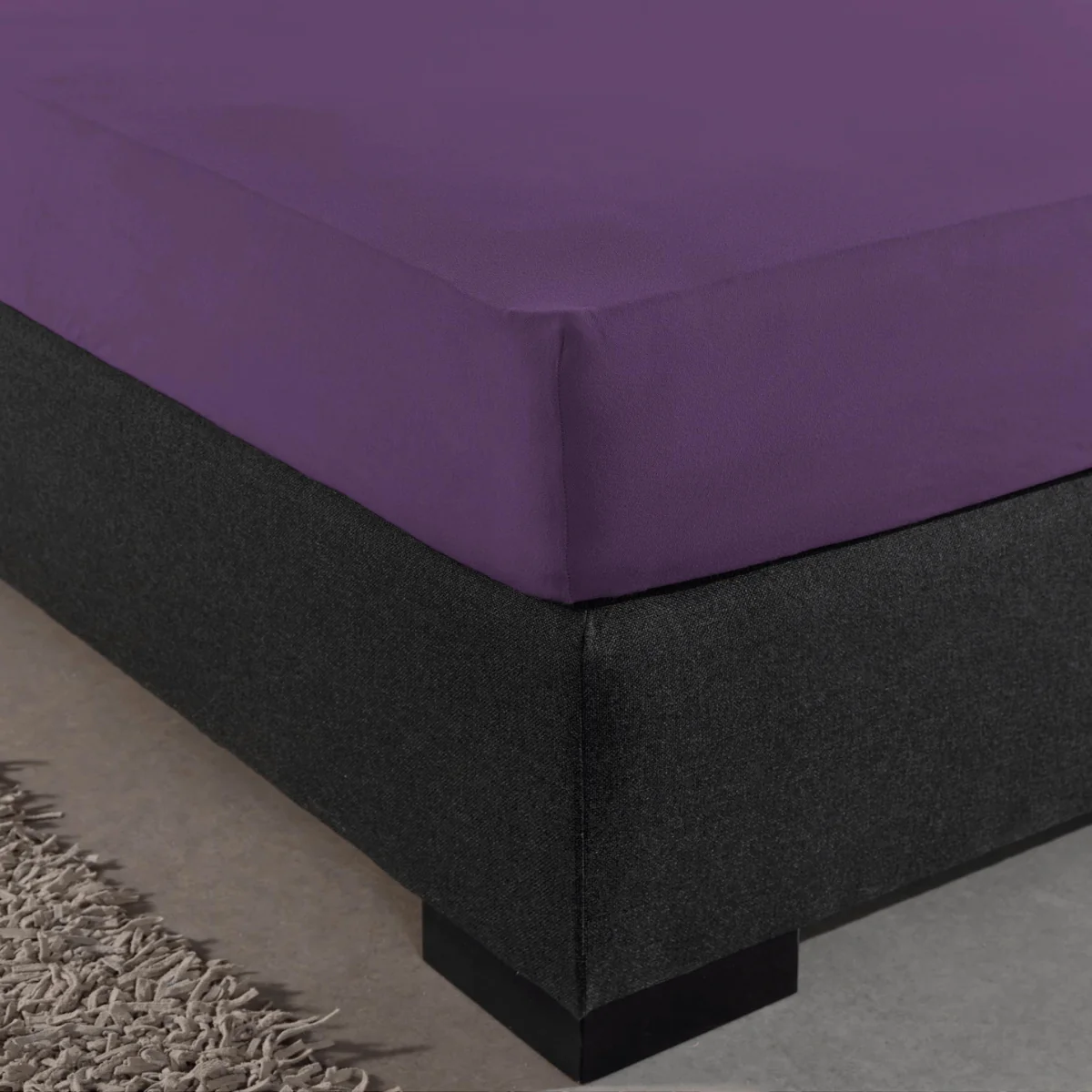 Drap-housse Simple Jersey Violet - Image 5