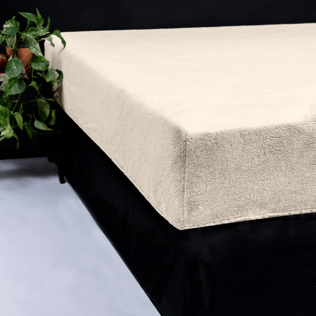 Drap-housse Teddy Crème - Image 6