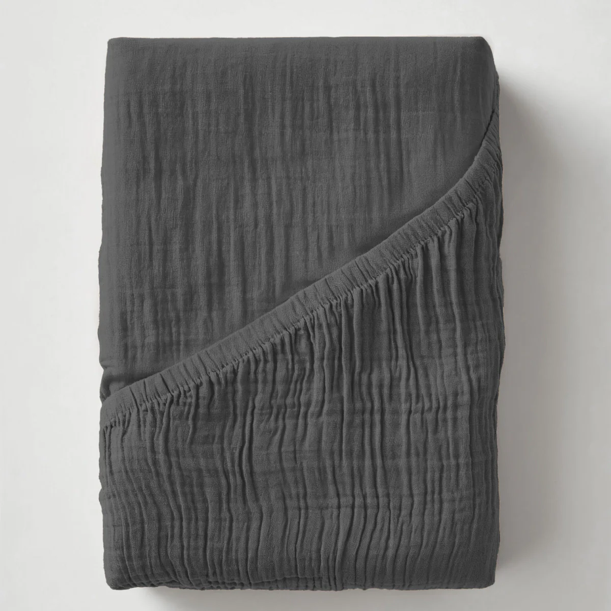 Mousseline Drap-Housse - Anthracite - Image 3