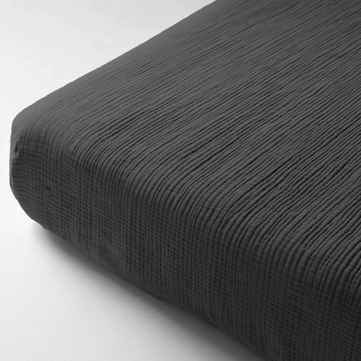 Mousseline Drap-Housse - Anthracite - Image 4