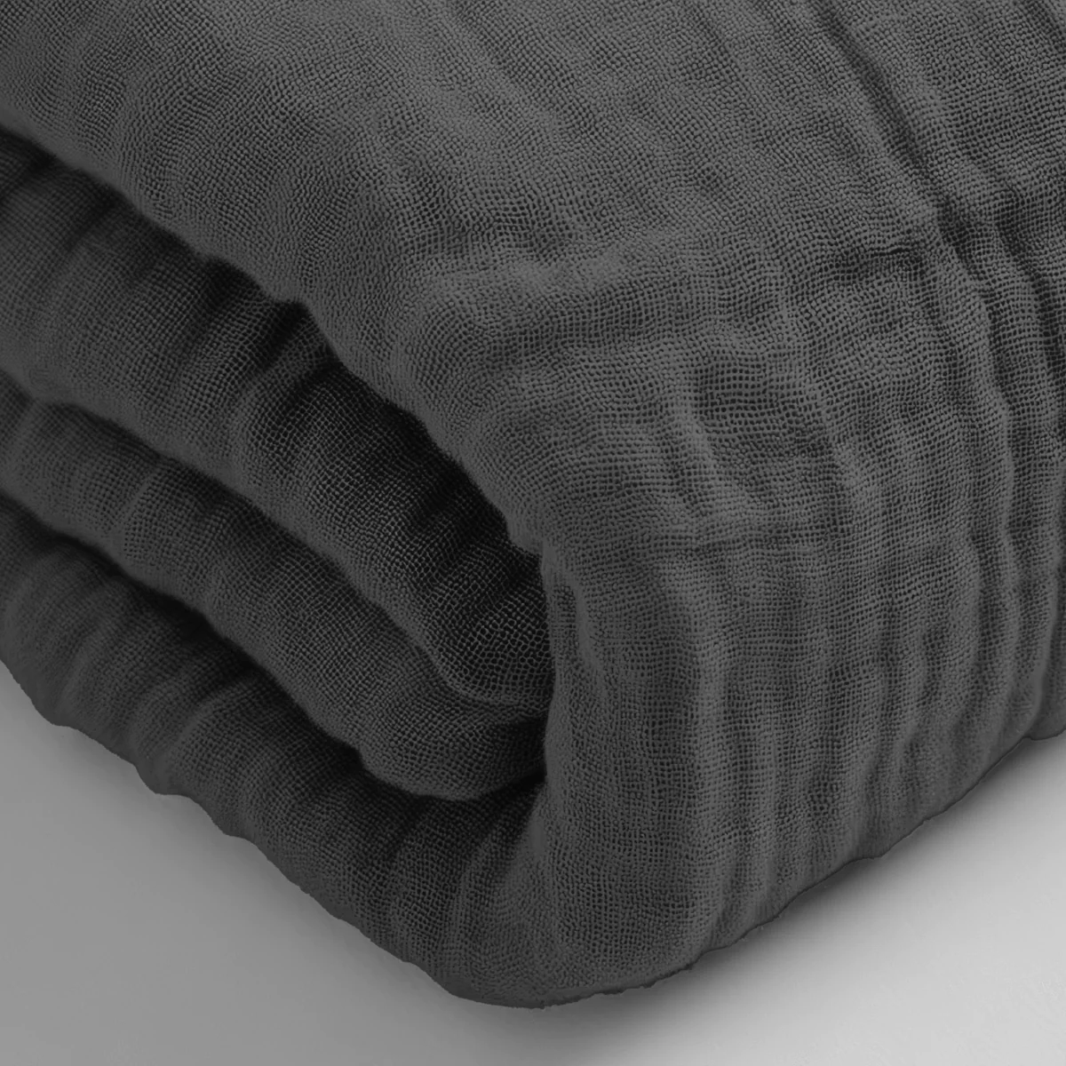 Mousseline Drap-Housse - Anthracite - Image 5