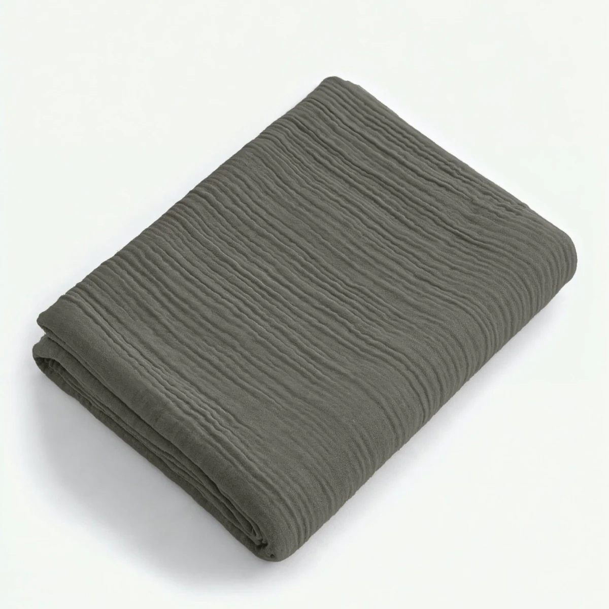 Drap-Housse Mousseline - Gris-Vert - Image 4