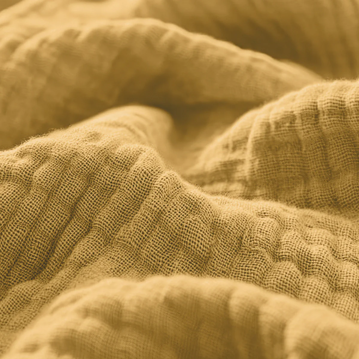 Mousseline Drap-Housse - Ocre-jaune - Image 3