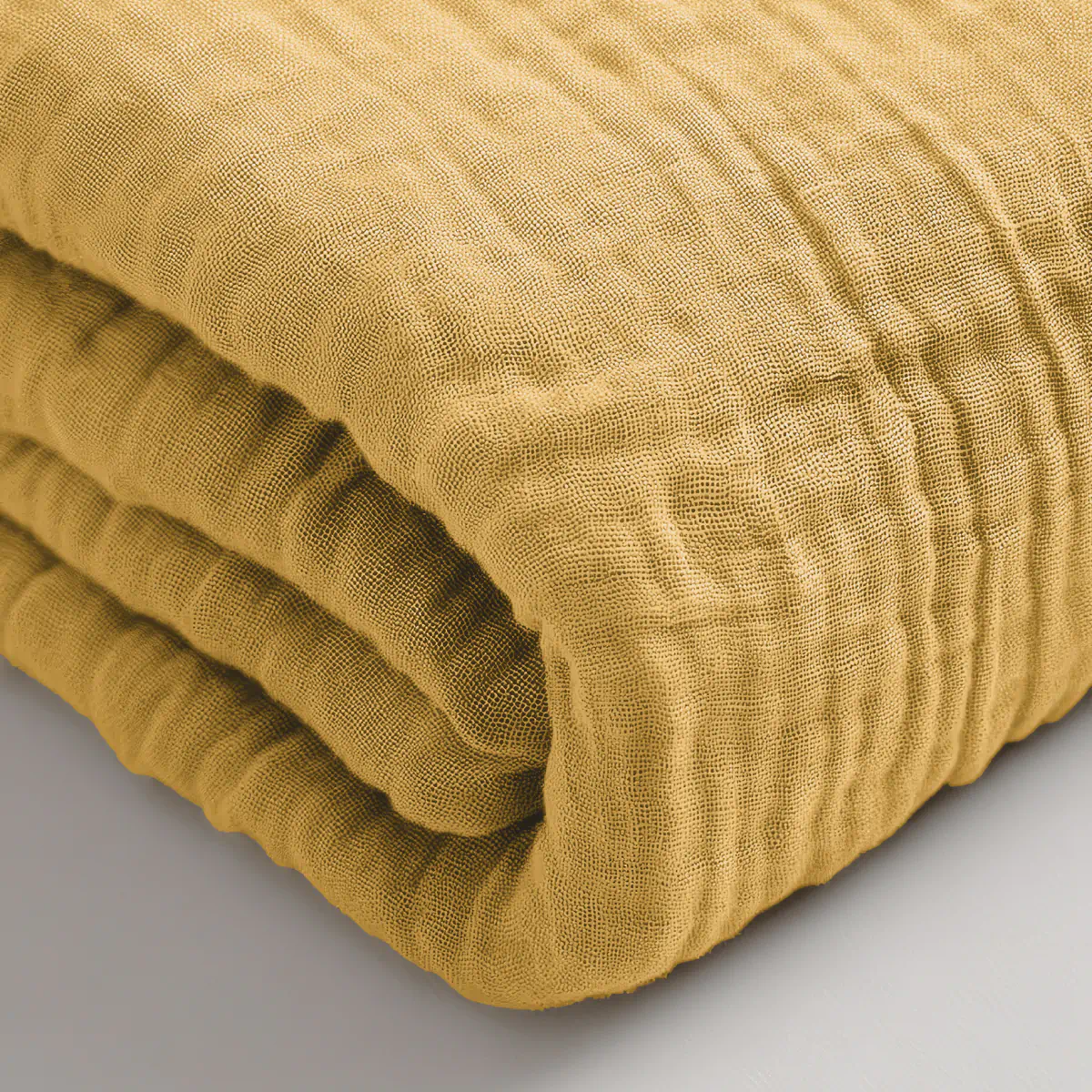 Mousseline Drap-Housse - Ocre-jaune - Image 5