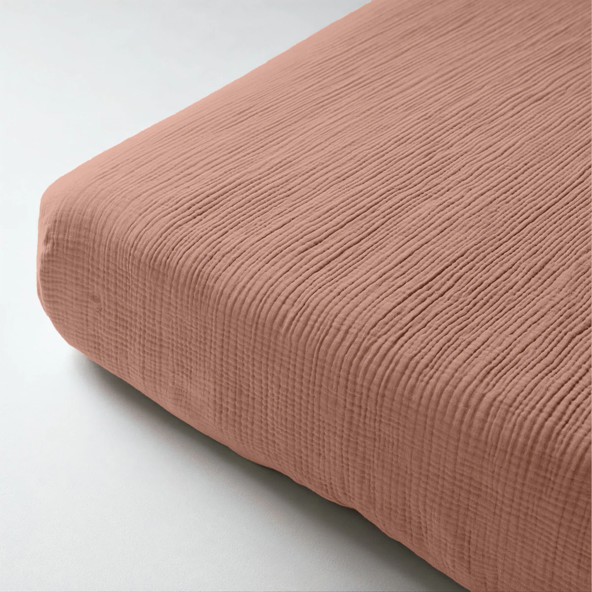 Mousseline Drap-Housse - Rose Poudré - Image 5