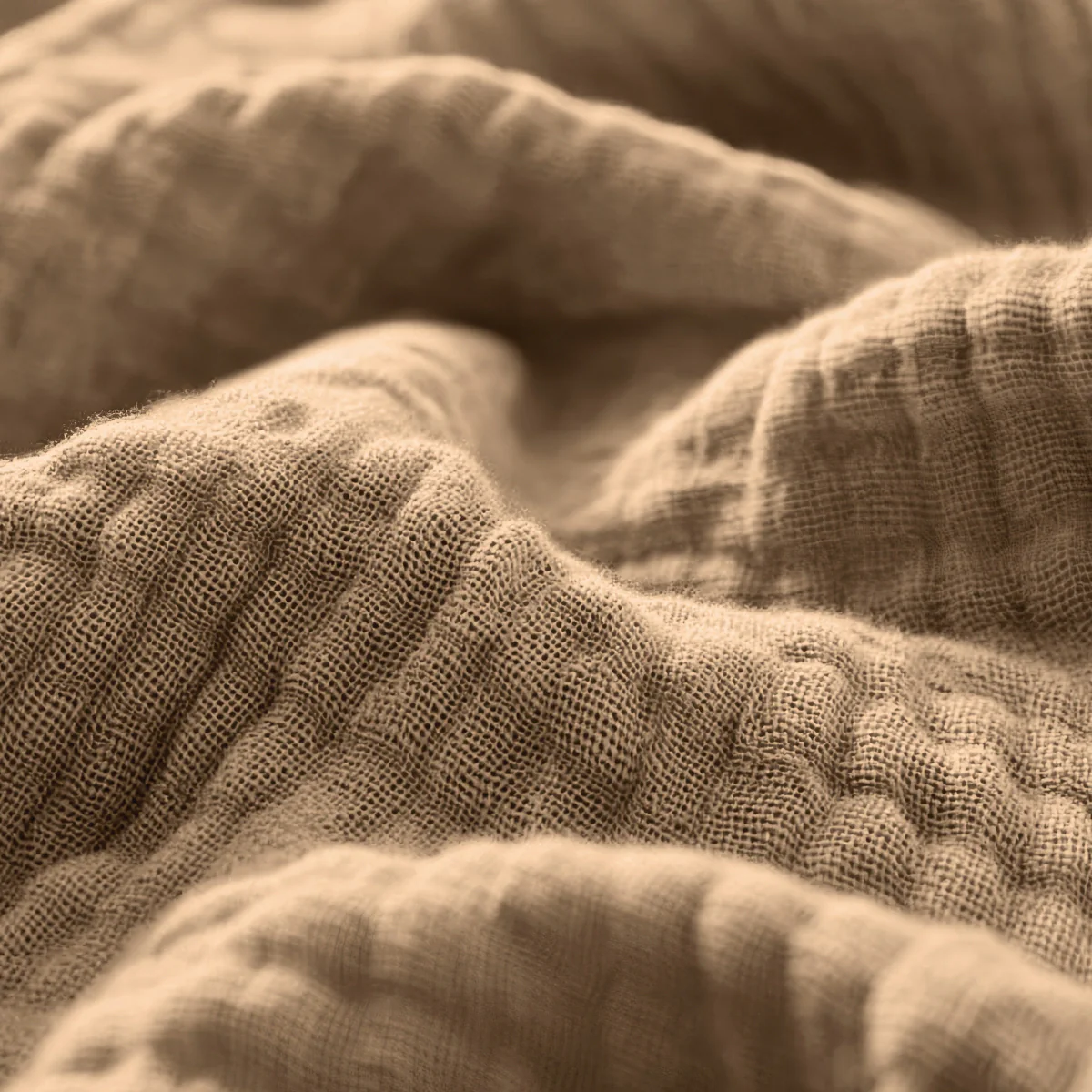 Mousseline Drap-Housse - Taupe - Image 3