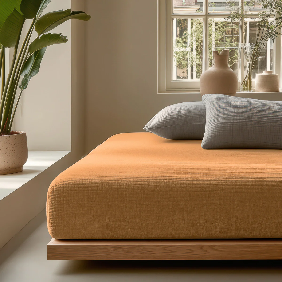 Mousseline Drap-Housse - Terra