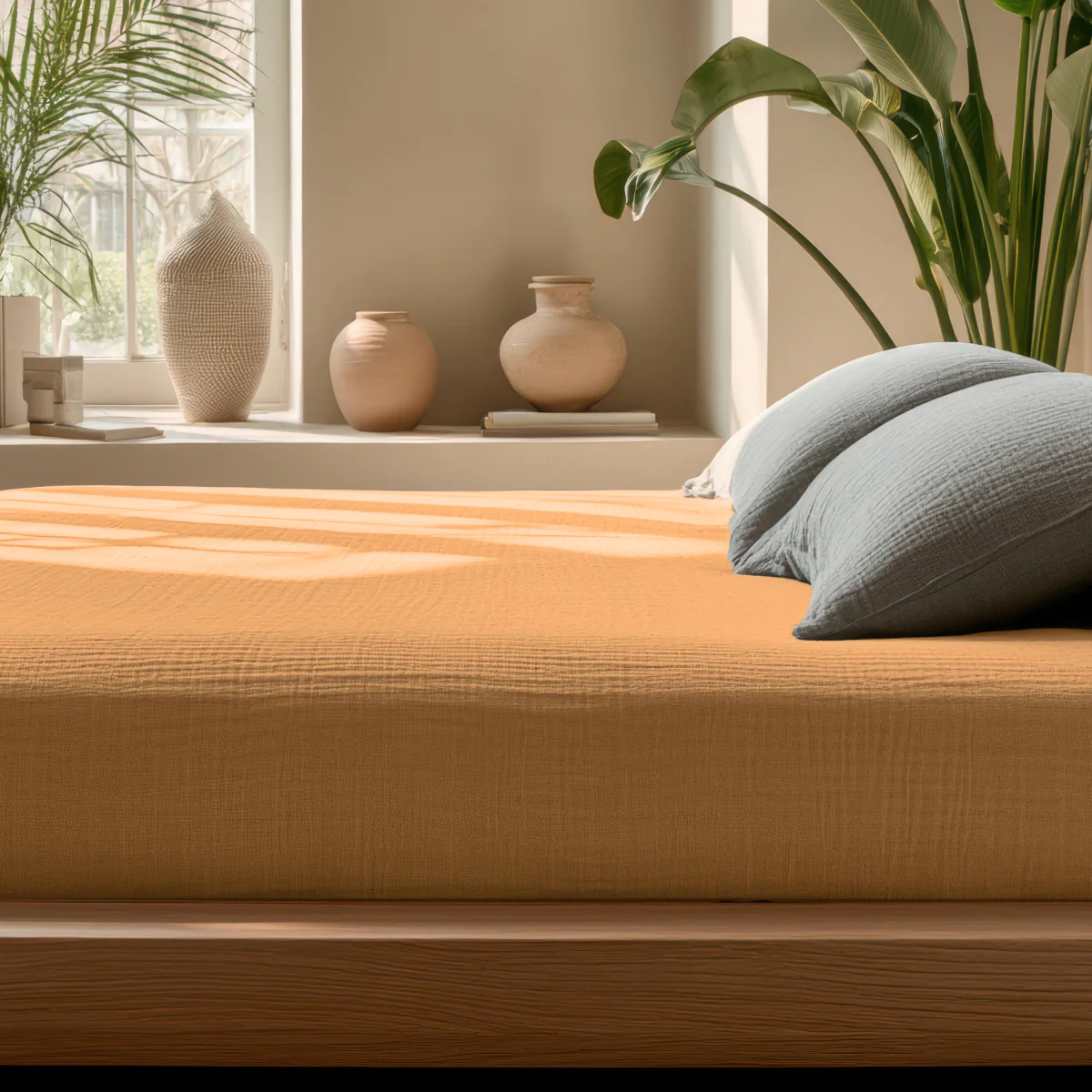 Mousseline Drap-Housse - Terra - Image 2