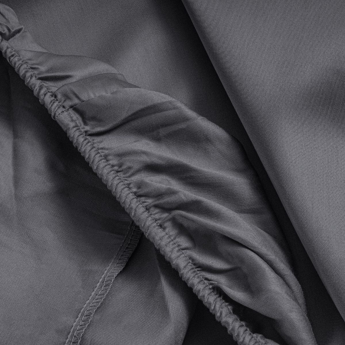 Primaviera Drap-housse Satin Deluxe Anthracite - Image 4