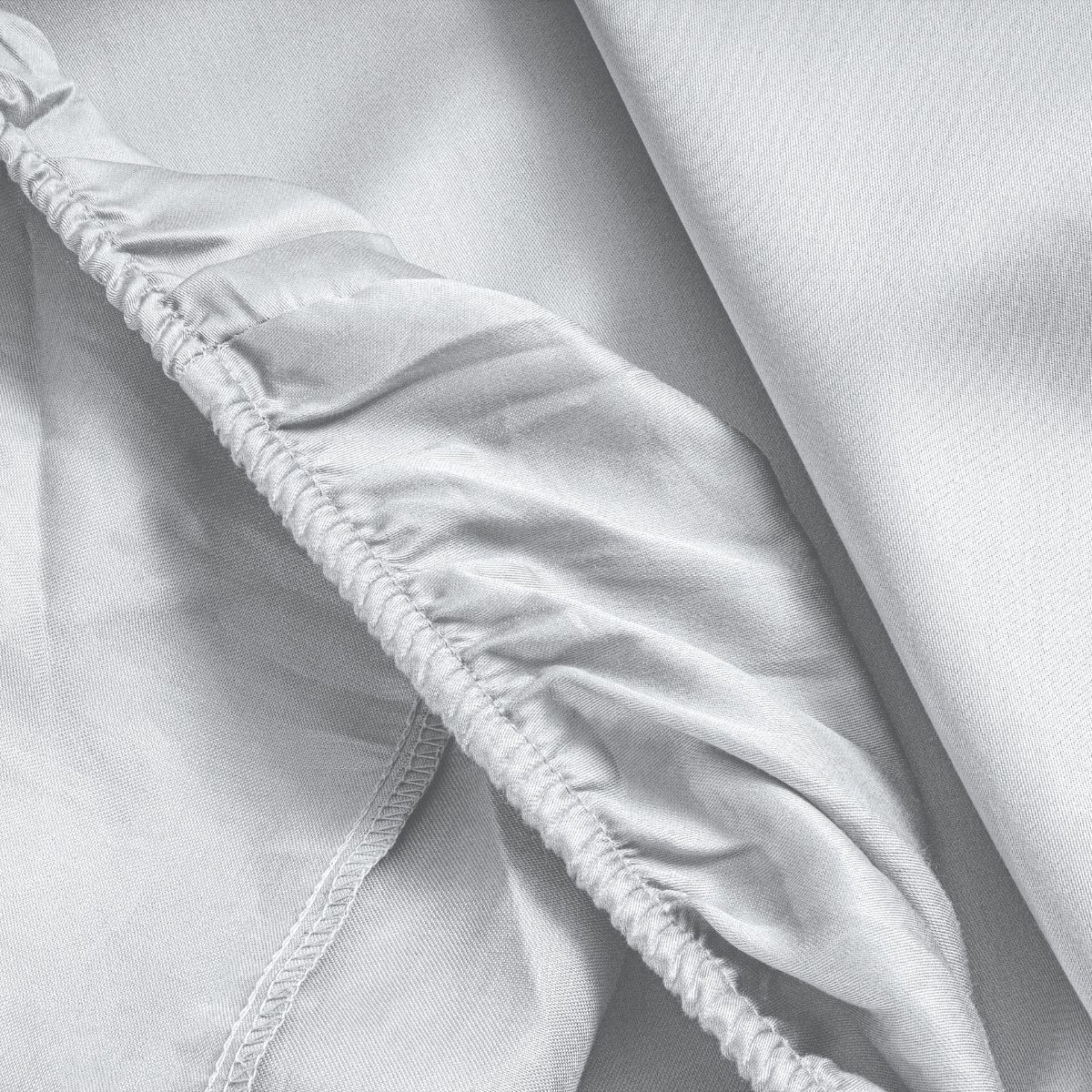 Primaviera Drap-housse Satin Deluxe Blanc - Image 3