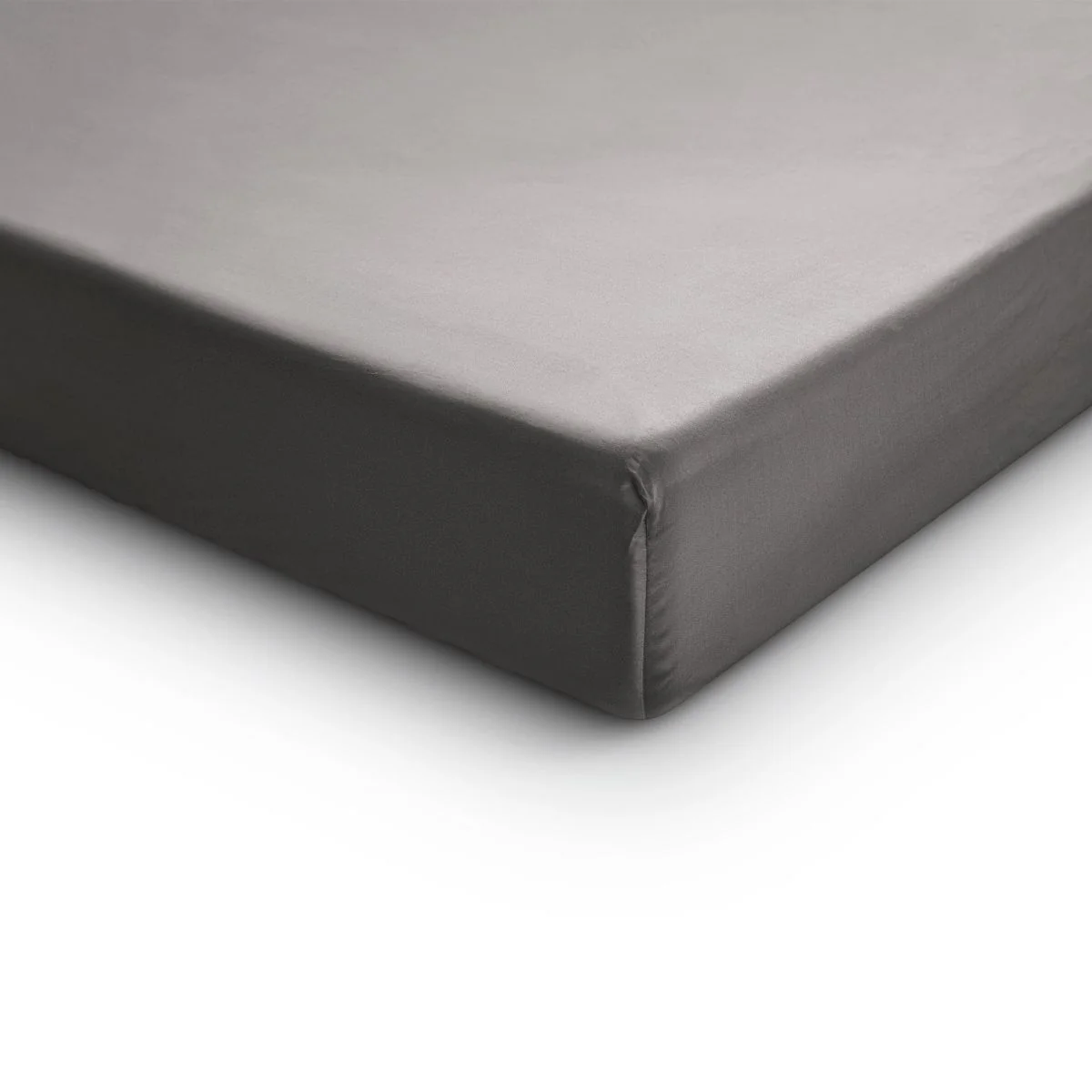 Primaviera Drap-housse Satin Deluxe Gris - Image 5
