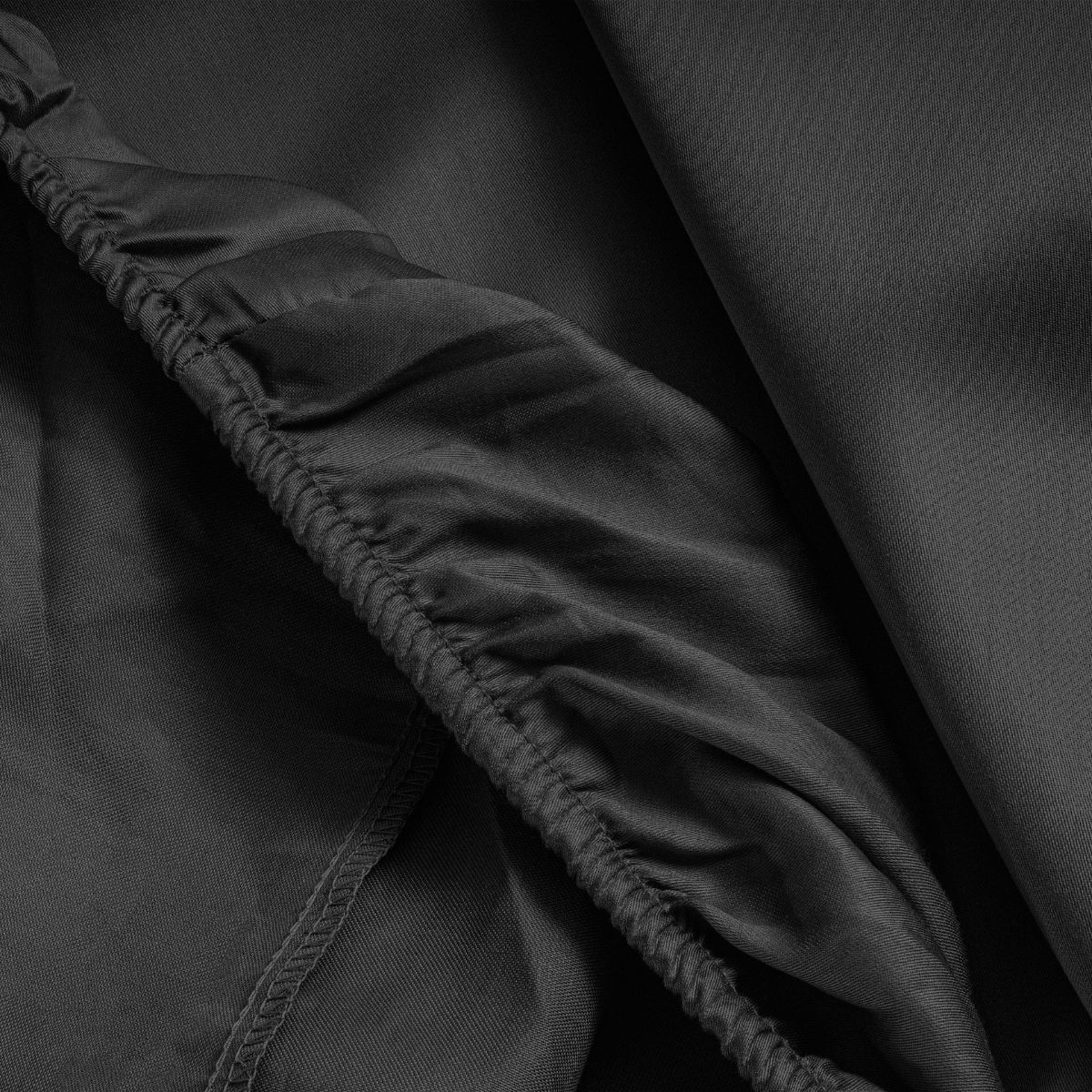 Primaviera Drap-housse Satin Deluxe Noir - Image 3