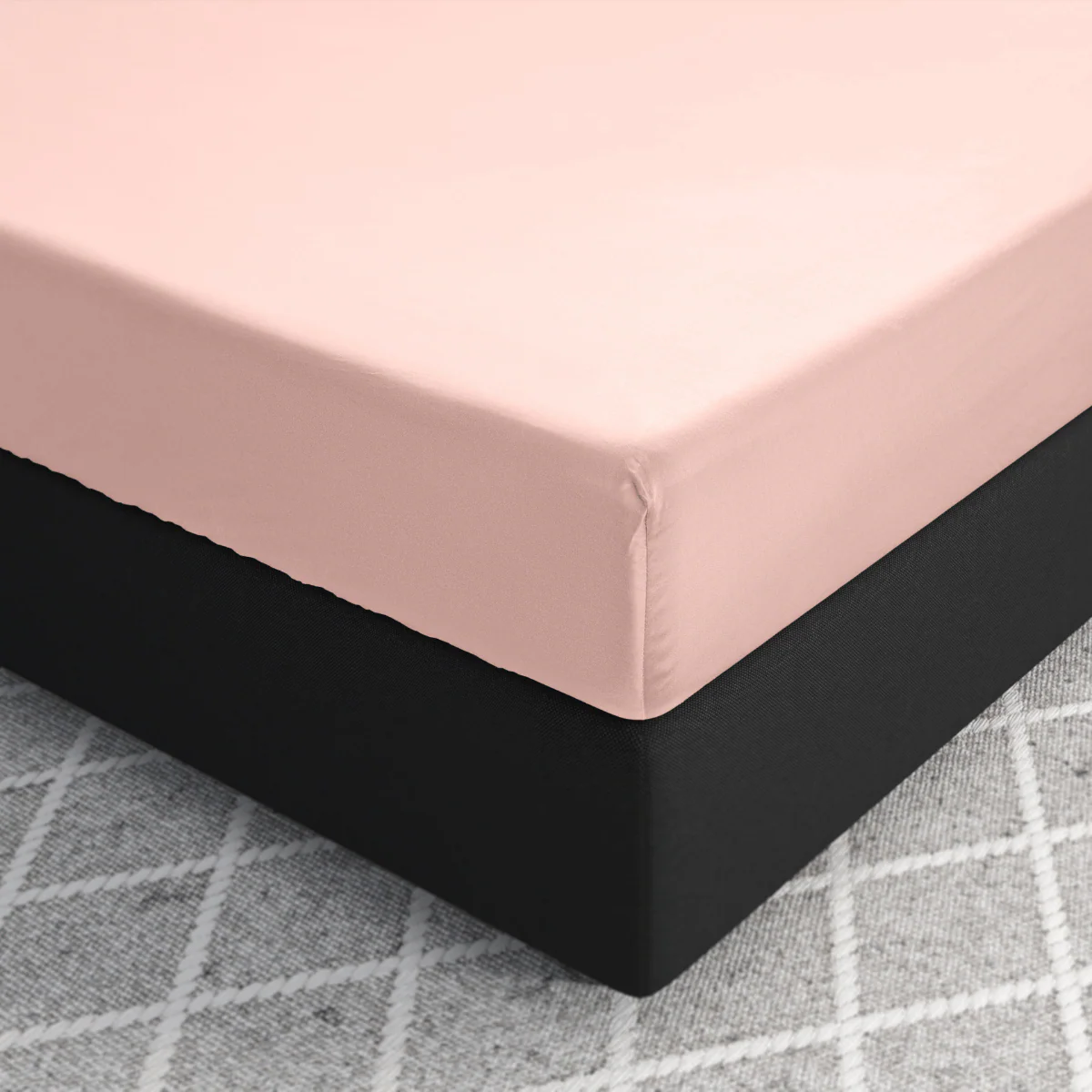 Primaviera Drap-housse Satin Deluxe Rose - Image 6