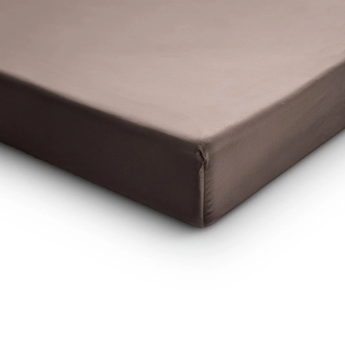 Primaviera Drap-housse Satin Deluxe Taupe - Image 5