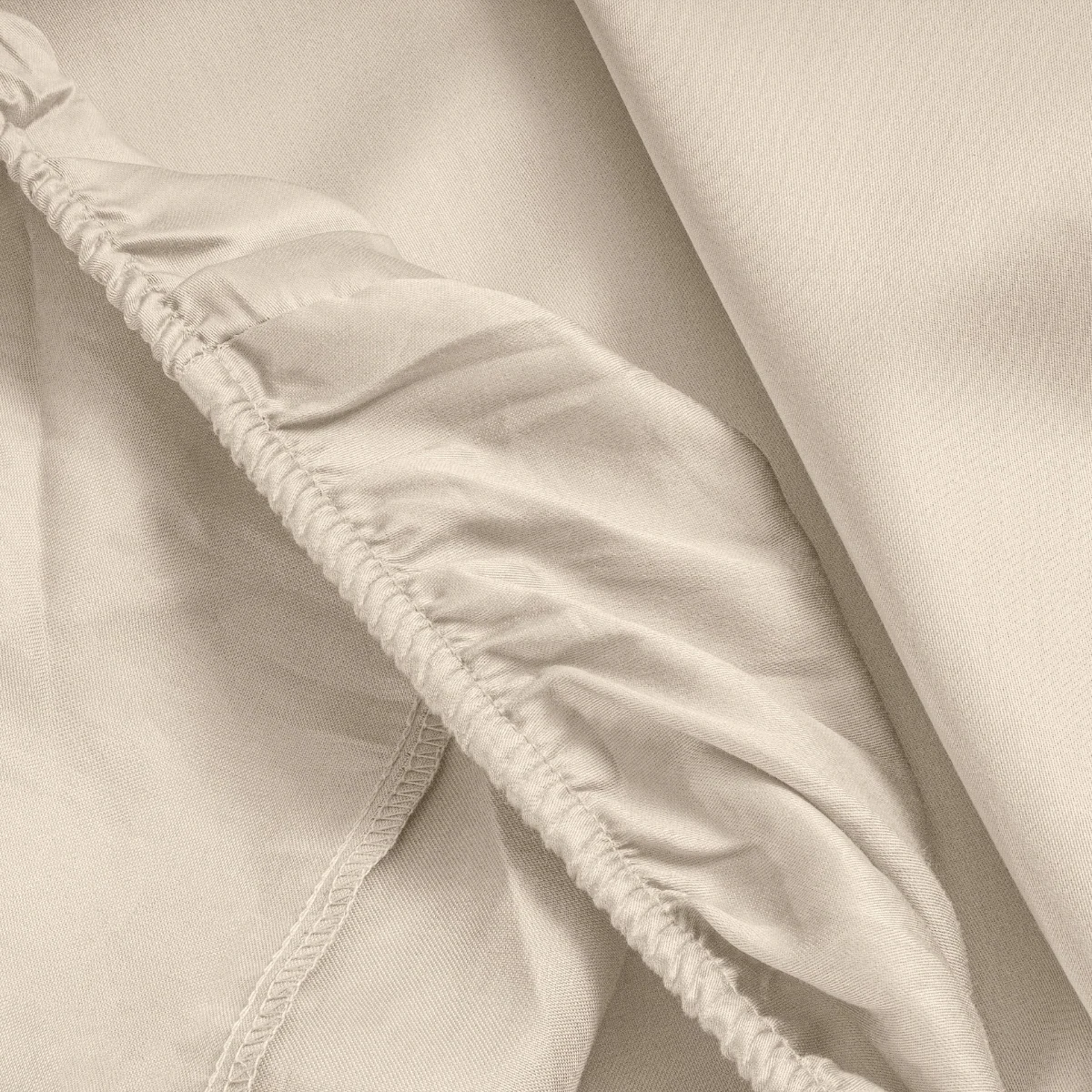 Primaviera Drap-housse Satin Deluxe Sable - Image 4