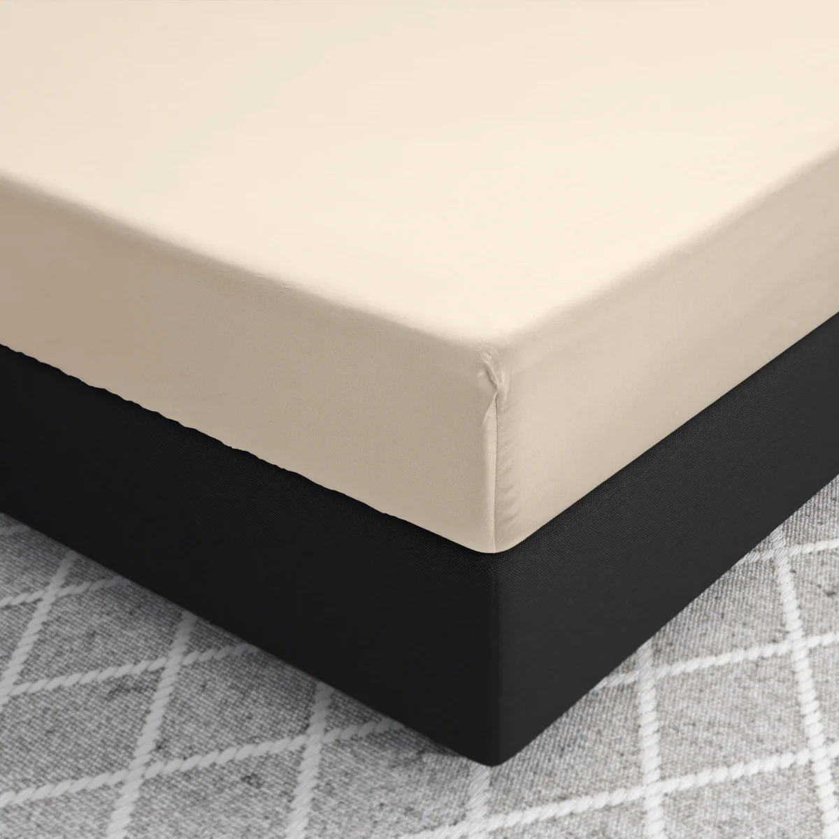 Primaviera Drap-housse Satin Deluxe Sable - Image 6