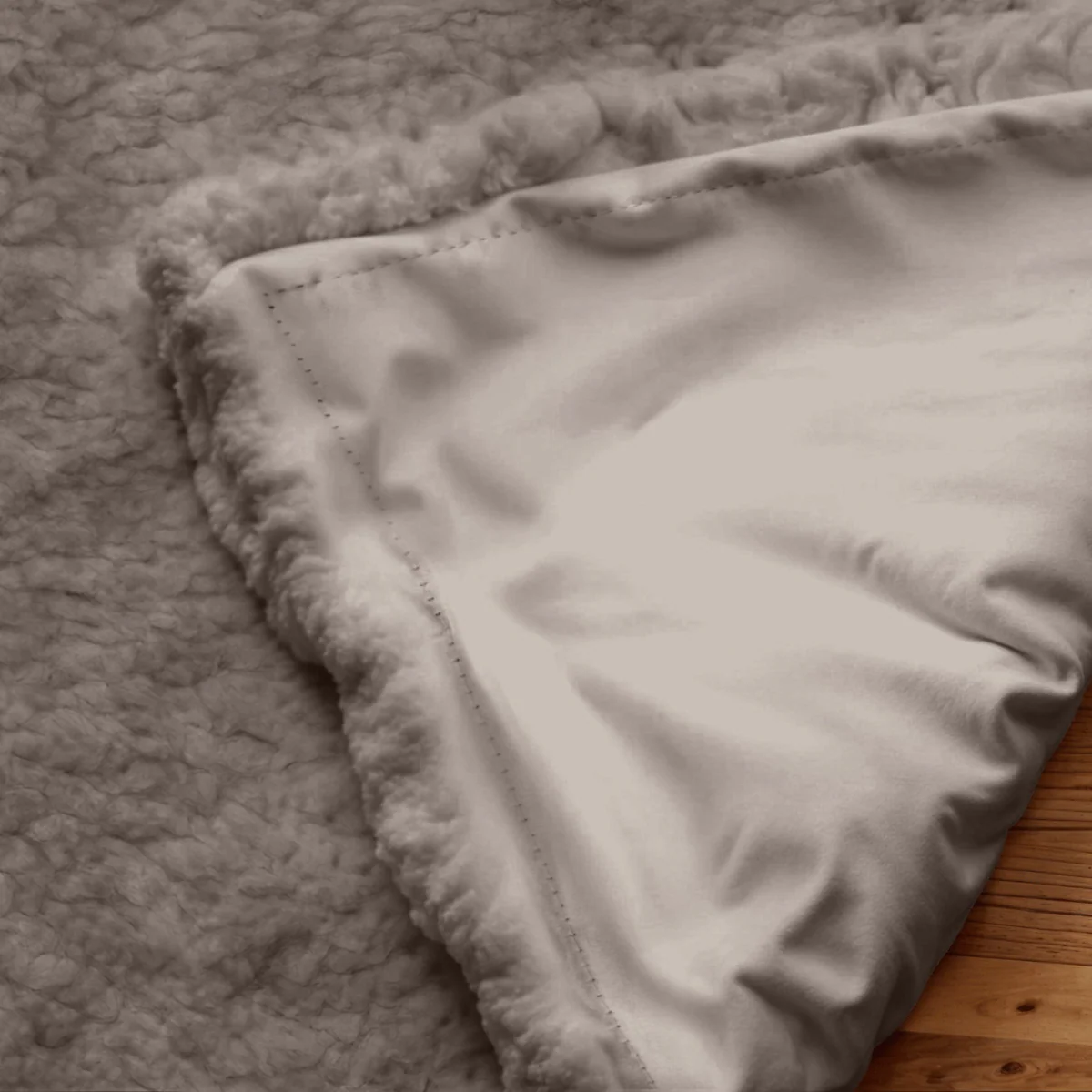 Rideaux Occultant Teddy - Taupe - Image 6