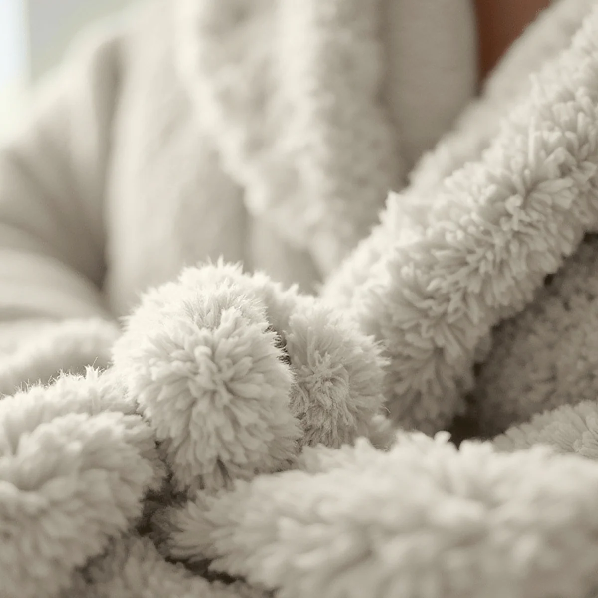 Robe de Chambre Teddy - Beige - Image 6