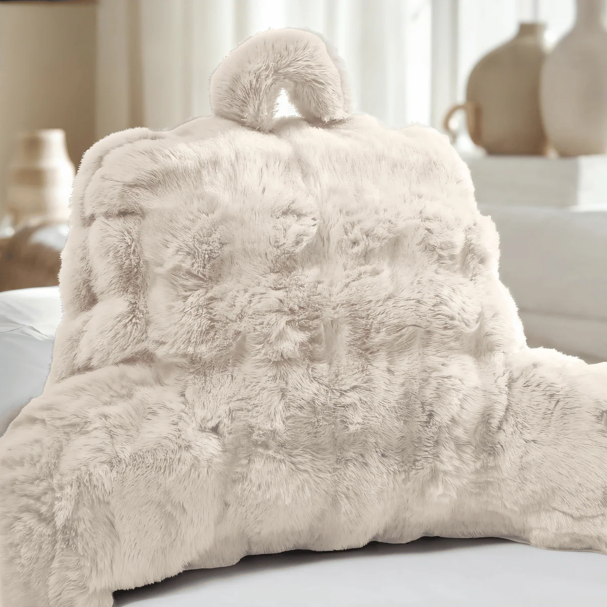 Zelesta Bedrest Pompom - Beige - Image 7