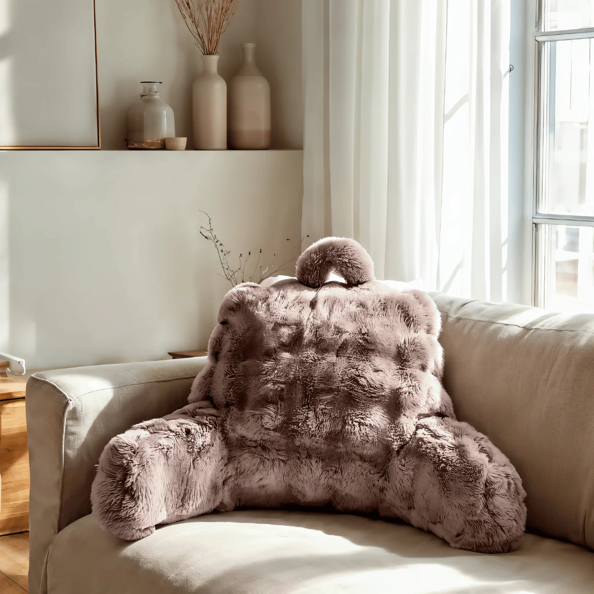 Zelesta Bedrest Pompom - Taupe - Image 7