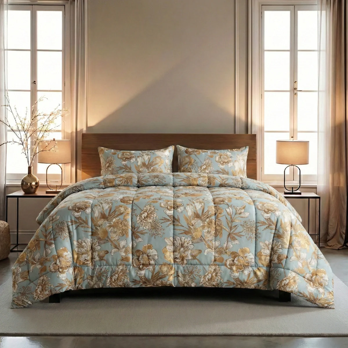 Zelesta Wonderbed 4 Saisons Double - Chic Botanique - Image 2
