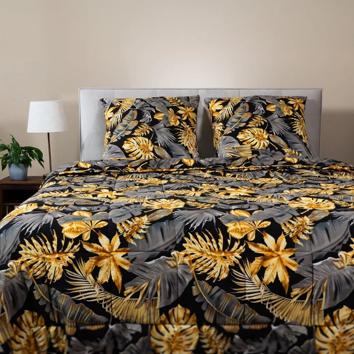 Zelesta Comfort Design Couette Été - Feuilles Dorées - Image 3