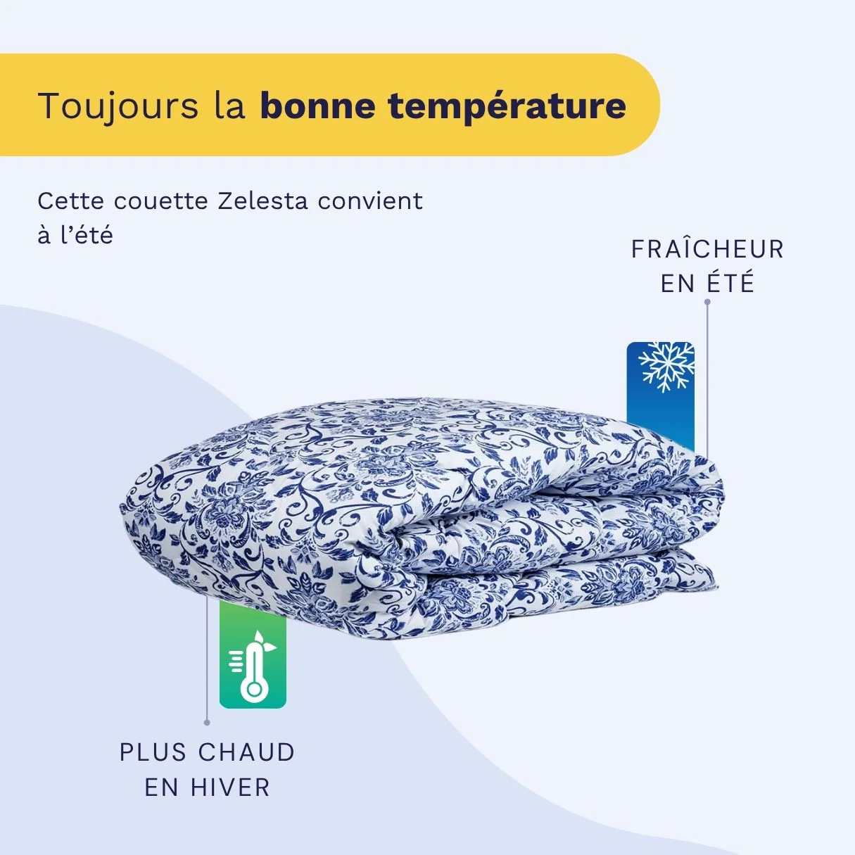 Zelesta Comfort Design Couette Été - Motif Néerlandais - Image 4