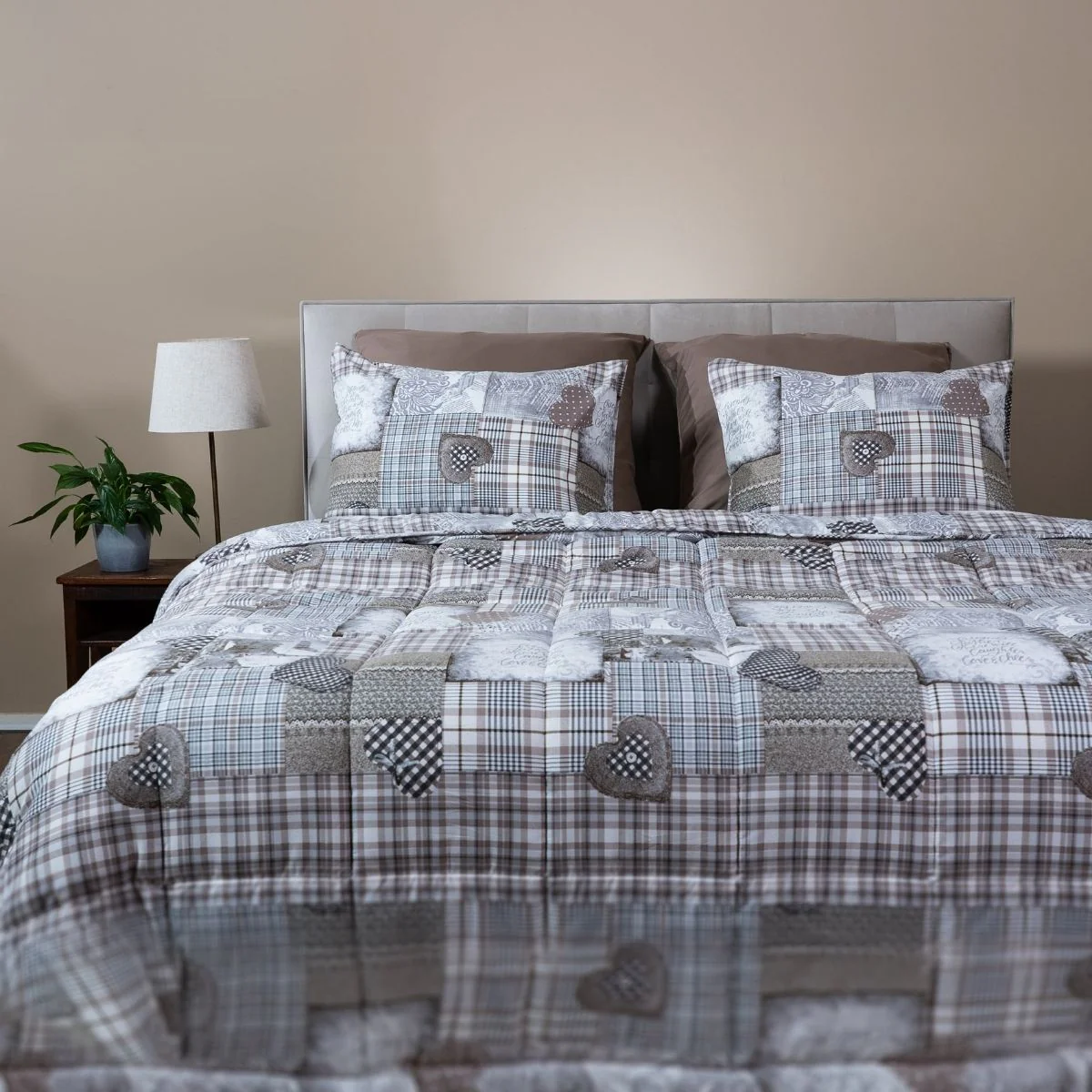 Zelesta Comfort Design Couette Été - Patchwork Coeurs - Image 3